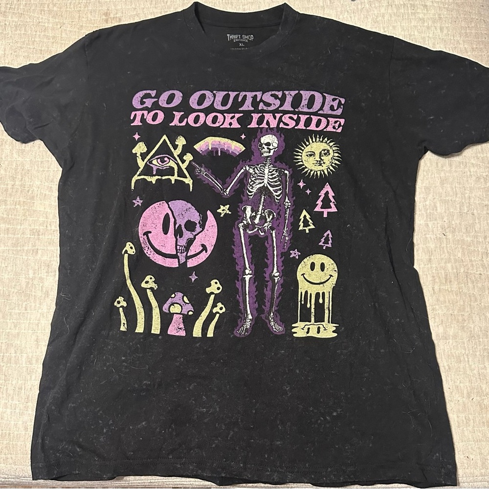 Skeleton Psychedelic Tee